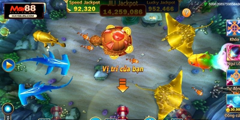 Bí quyết chơi game Jackpot Fishing tại May88