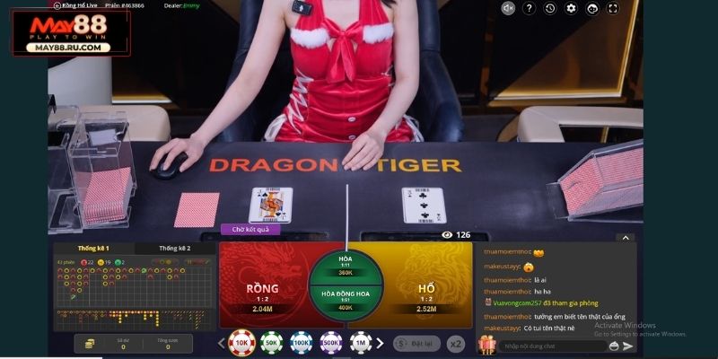 Cách chơi Rồng Hổ tại May88 dễ nắm bắt