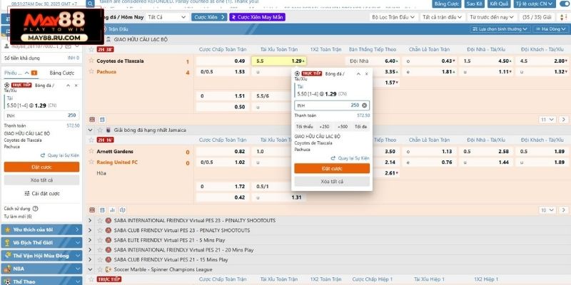Hướng dẫn tham gia đặt cược bóng đá May88