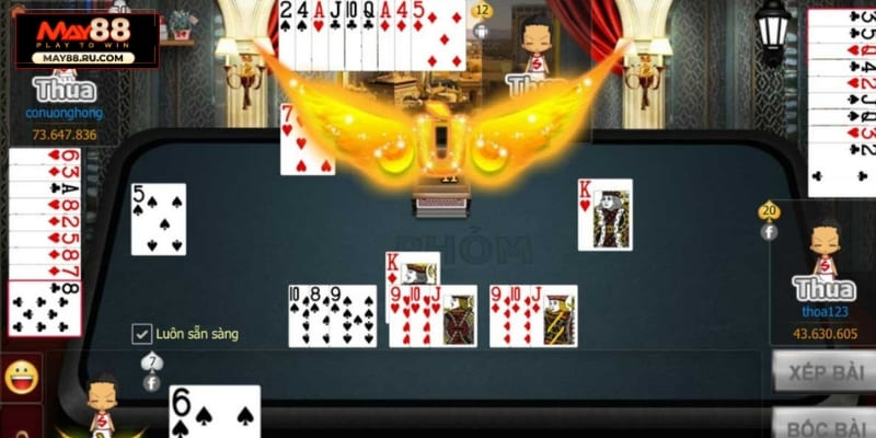 Quy trình một ván bài Phỏm tại May88