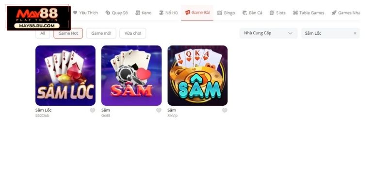 Tìm hiểu về luật chơi Sâm Lốc May88